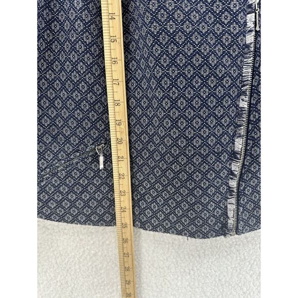 Metaphor Assymetrical Zip Up Raw Hemline 2 Zipper Front Pockets XL Pre-Owned - Picture 9 of 11